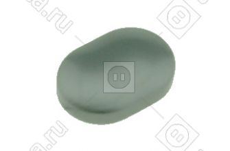 Заглушка ручки-скобы двери (серебристая) холодильника Атлант