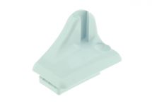 Кронштейн (держатель, крепление) стеклянной крышки Гефест (белый, левый ) 1200 (С1-С7), 5100, 5300, 6100, 6300