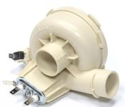 ТЭН с улиткой насоса посудомоечной машины Gorenje, Kaizer, Korting, Midea