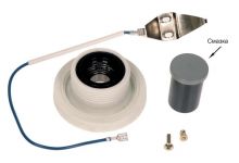 Суппорт в сборе (правый, со стороны шкива, резьба против часовой,6204 + 30x46.8x8.7/13) стиральной машины Electrolux